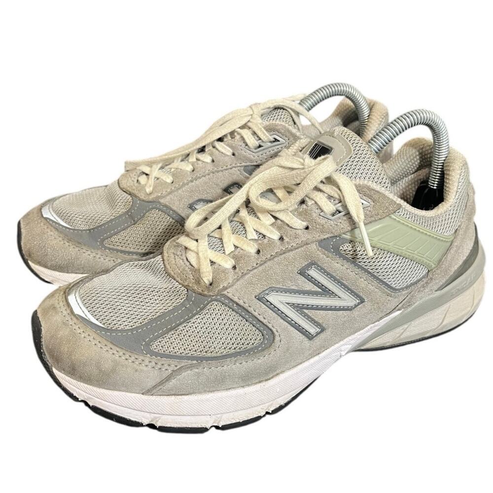 New Balance 990v5 Castlerock Gray Sneakers Shoes Womens 9.5 Width 2A Narrow